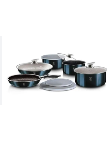 Batterie de cuisssine 12 pieces berlinger collection metallic line